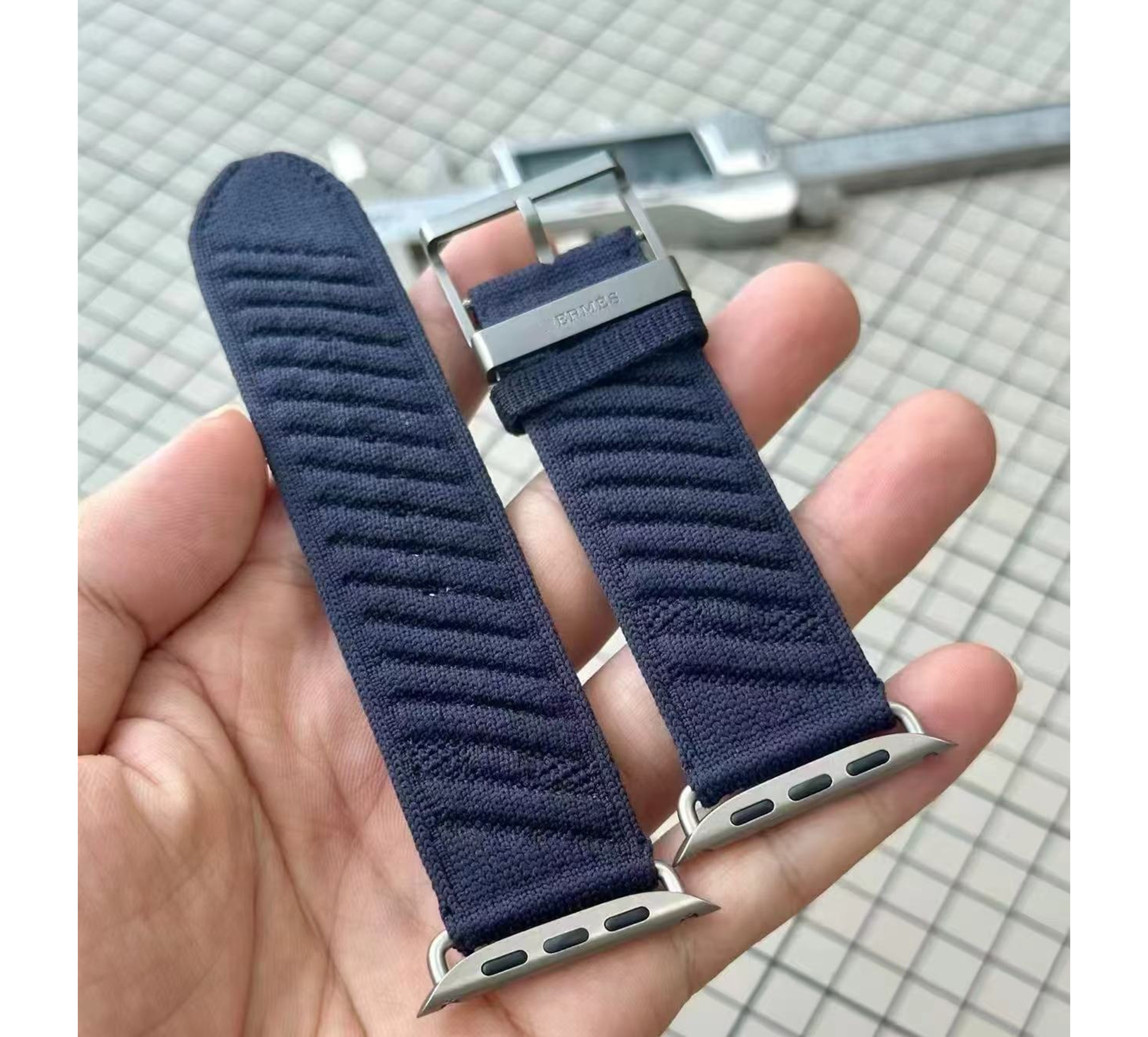 2025 Luxury Knitted Ultra3 Knitted Strap Needle Buckle Nylon Sport Strap Autumn/Winter New Midnight Blue/Water Demon Blue/Vitality Orange/Classic Colo