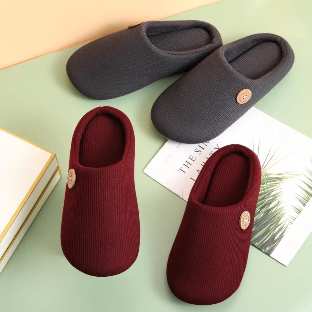 Litfun Warm Cotton Slippers For Women Men Fluffy House Fur Slippers Indoor Flats Slipon Soft Slippers Couple House Mute Slides250906