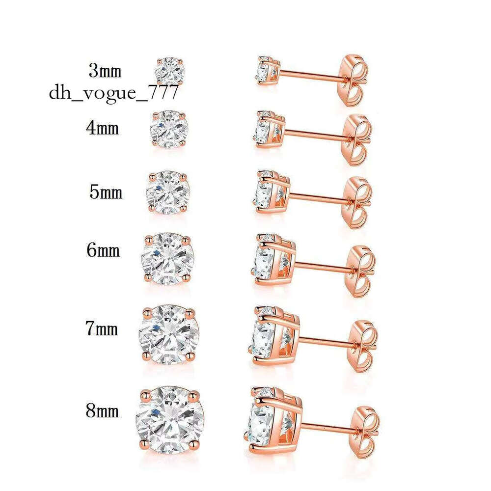 MYF Manufacturer Wholesale Moissanite Earrings Men Unique Sterling Sier Jewelry Moissanita Joyeria