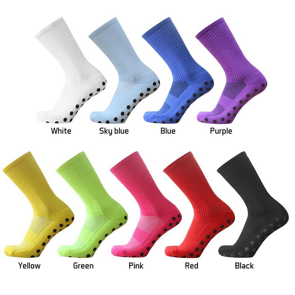 13 Pairs Anti Slip Soccer Socks Outdoor Team Sports Fitness Breathable Quick Dry Socks Wearresistant Athletic Antiskid Socks D250911