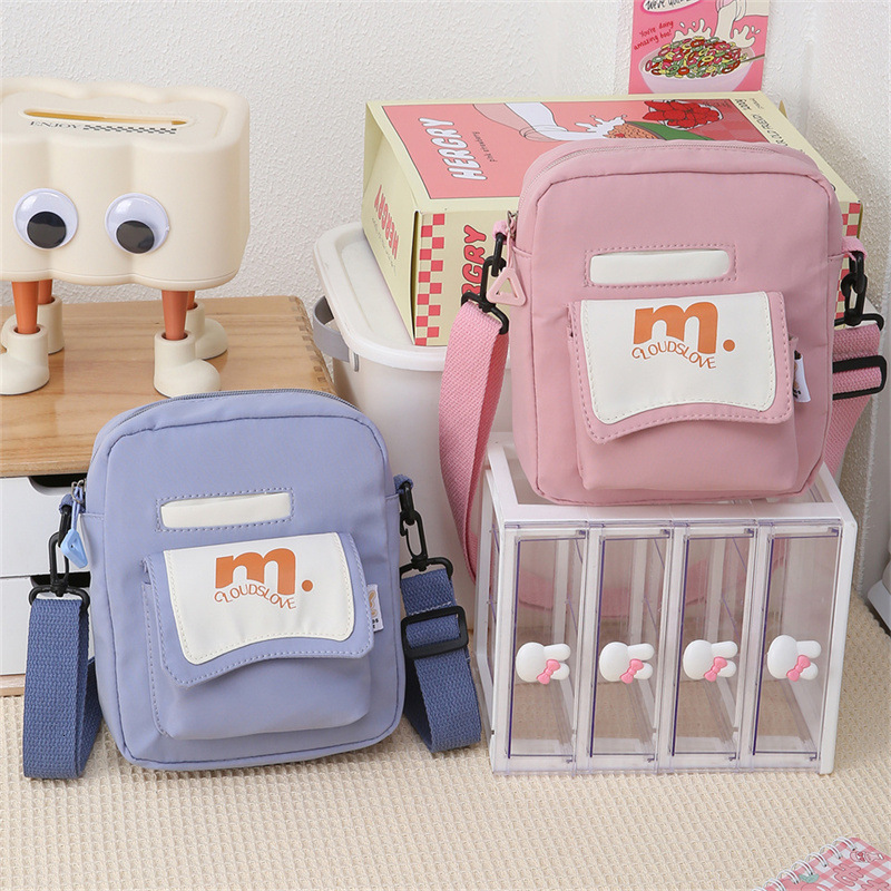 Casual Korean Style Trendy New Luxury Bag Single Shoulder Bag College Style Free Shipping Crossbody Designer Bag Outdoor Travel Backpack