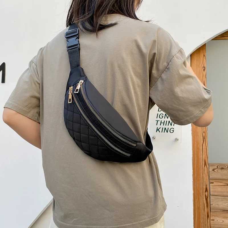 Waist Bag Women Men Waterproof Pocket Fashion Casual Chest Handbag Unisex Sports Travel Purse Plaid Waist Pack Belly Bags Case Z250911