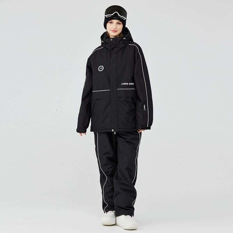 Men's Women's Suits Winter Warm And Thick Ski Clothes Snowboard Double Suit