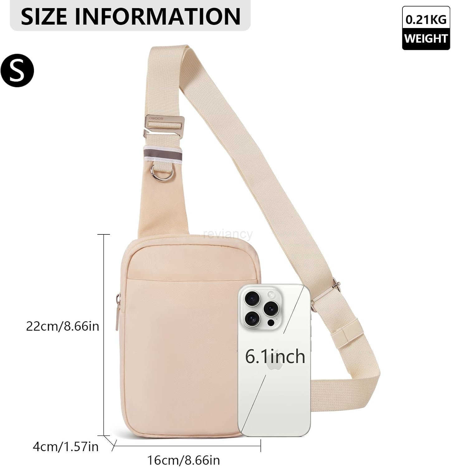 Small Sling Bag for Men and Women with RFID Pocket Anti Theft Crossbody Chest Bag Casual Travel Bag for HikingW250911