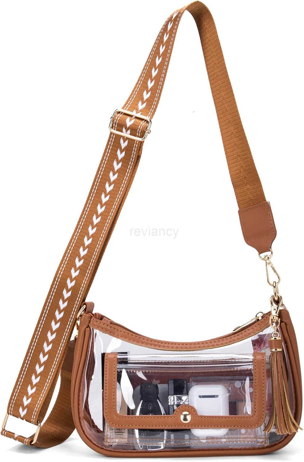 Clear Bag for Stadium Events Clear Purses for Women Crossbody Stadium ApprovedW250911