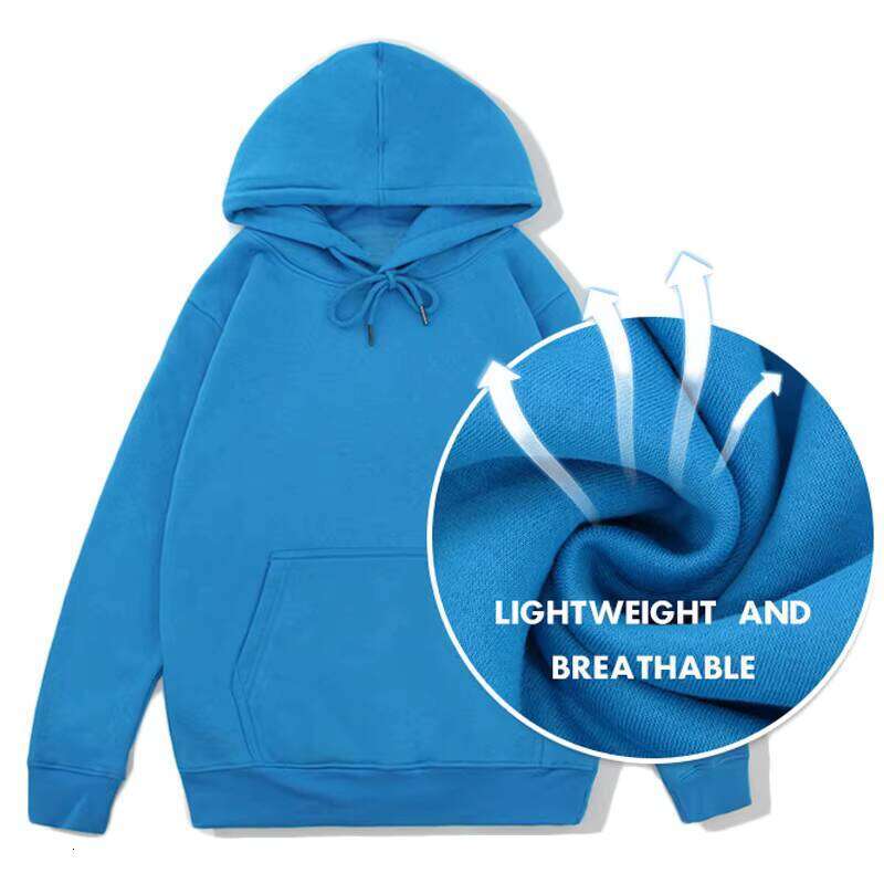 High Quality 350g Polyester Cotton Sports Streetwear Pullover Blank Men's Hoodie With Logo