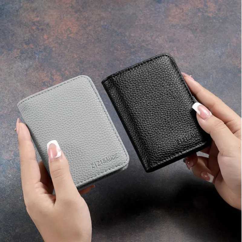 Super Slim Portable Soft PU Leather Mini Wallet for Men Credit Card Holder Thin Small Short Purse Card Holders W250911