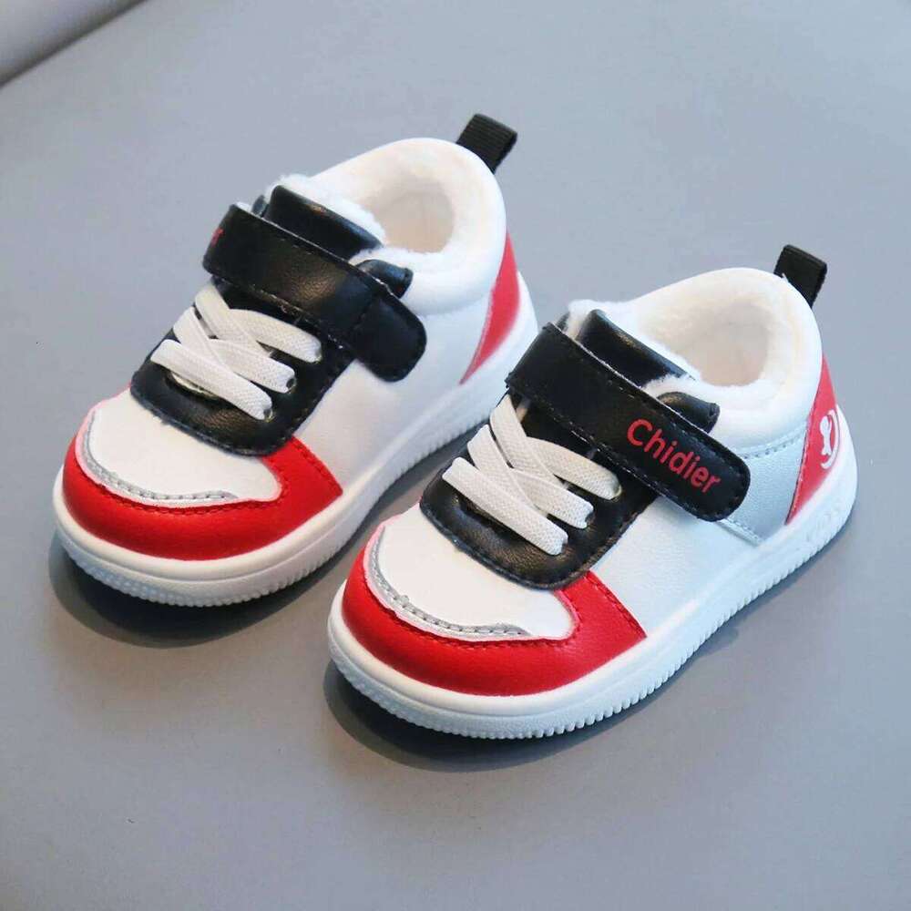 Boys Girls Spring and Autumn Non-slip Soft Bottom Color Splicing Baby Board Shoes