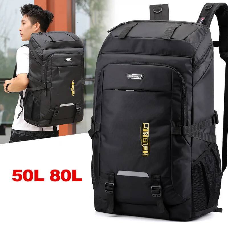 50L Outdoor Camping Backpack Hiking Bag Men Travel Sports Tactical Rucksack Waterproof Climbing Mountaineering Bags XA935WA high-quality