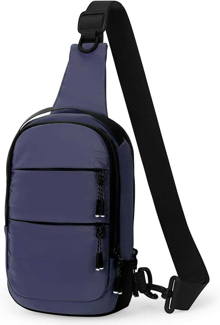 Small Crossbody Bags for Men Women Mini Sling Bag Lightweight Chest Bag for Hiking Travel SportsW250911