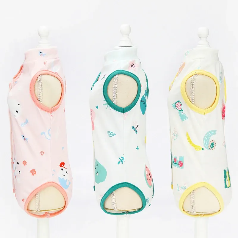 Pet Cat Clothes Dress Cat Retrieve After Surgery Clothing Pet Wound Anti-mite Sterilization Pet Supplies Surgical Recovery