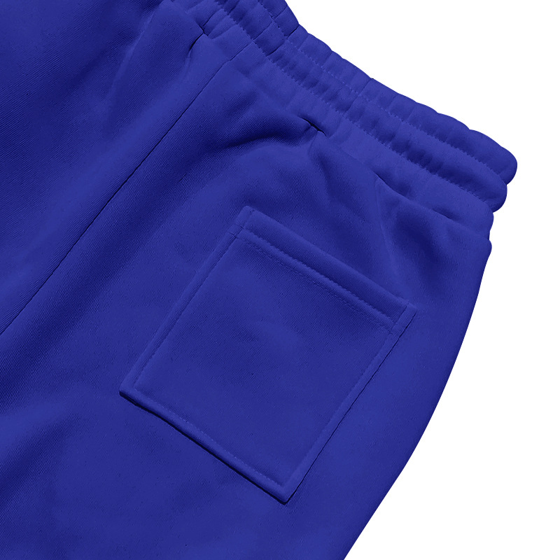 Men's Baseball Jacket Tracksuit Set Autumn Winter Thickened Stand Collar Fleece-Lined Pants Loose Fit Casual Sports Outfit EU Size: S-3XL