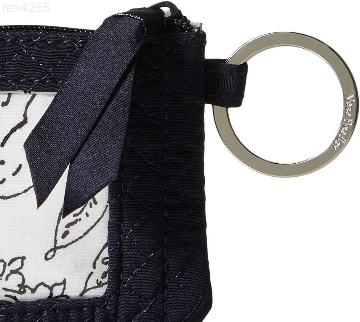 Womens Microfiber Zip ID Case Wallet True Black one SizeW250911