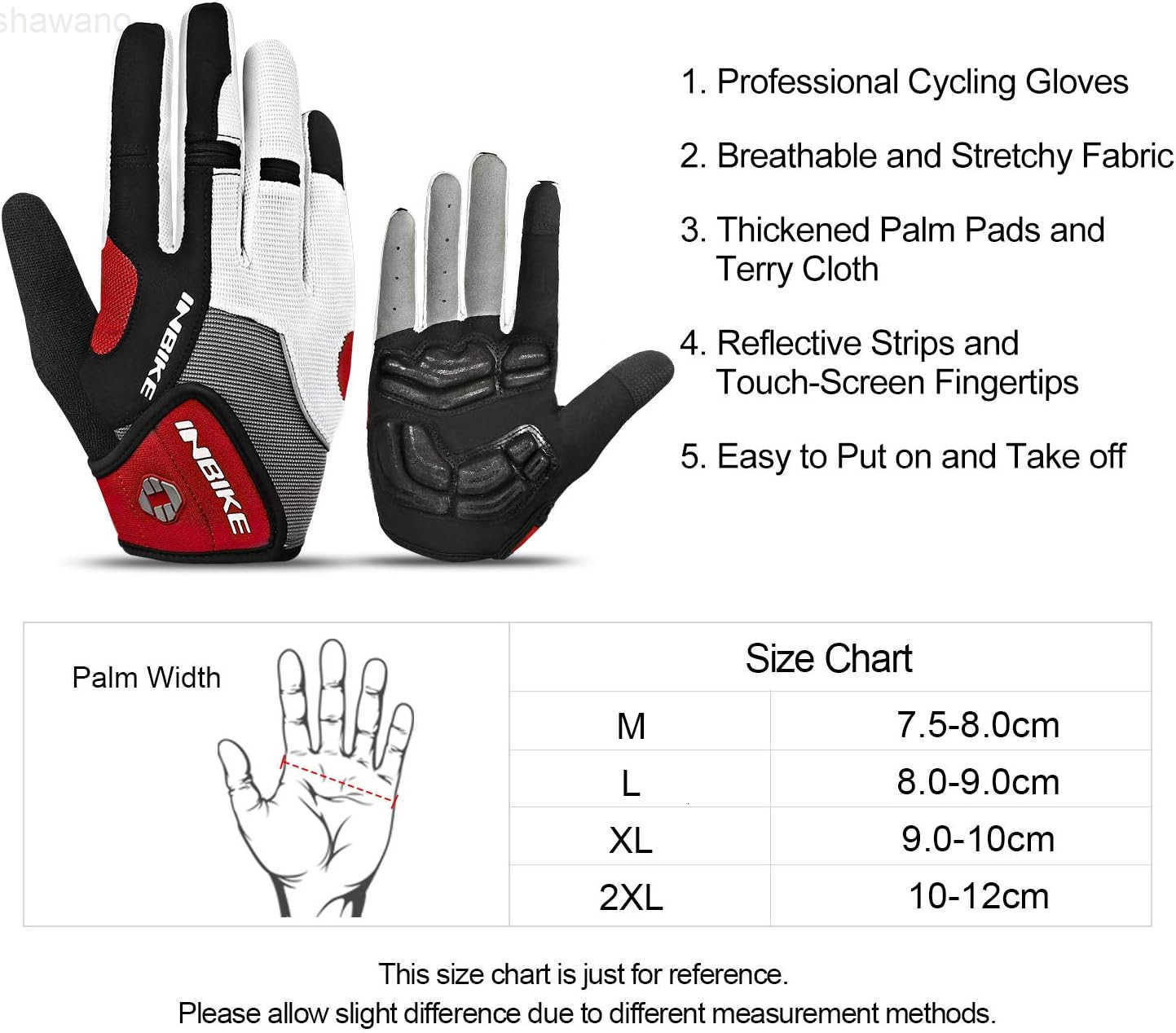 Cycling Gloves for MenWomen Bike Gloves with TouchscreenPadded AntiSlip Mountain Biking MTB Bicycle Gloves for CyclingWorkoutGymOutdoorW250911