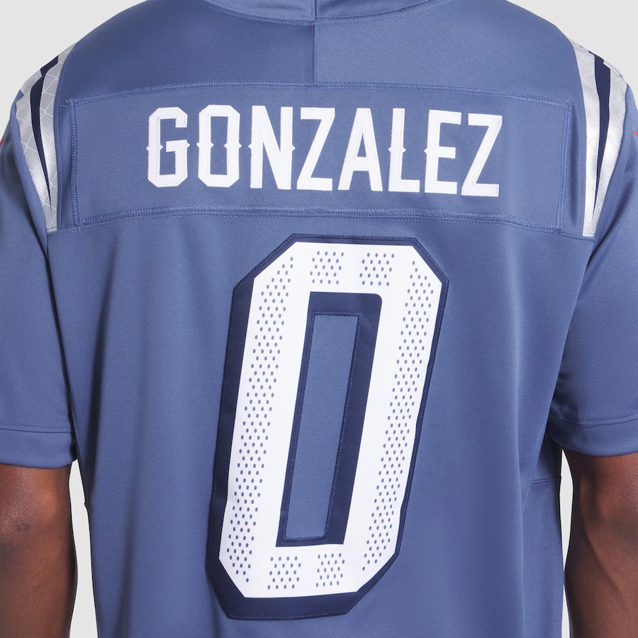 Custom Football Jersey Drake Maye Stefon Diggs Christian Gonzalez 12 Brady Mike Vrabel
