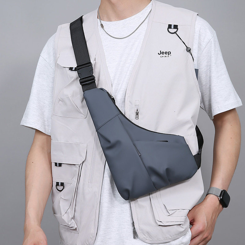 Free Shipping Trendy Portable Designer Bag Chest Bag Outdoor Sports Crossbody Bag Unique Luxury Bag Irregular Lightweight Shoulder Bag Close Fitting T