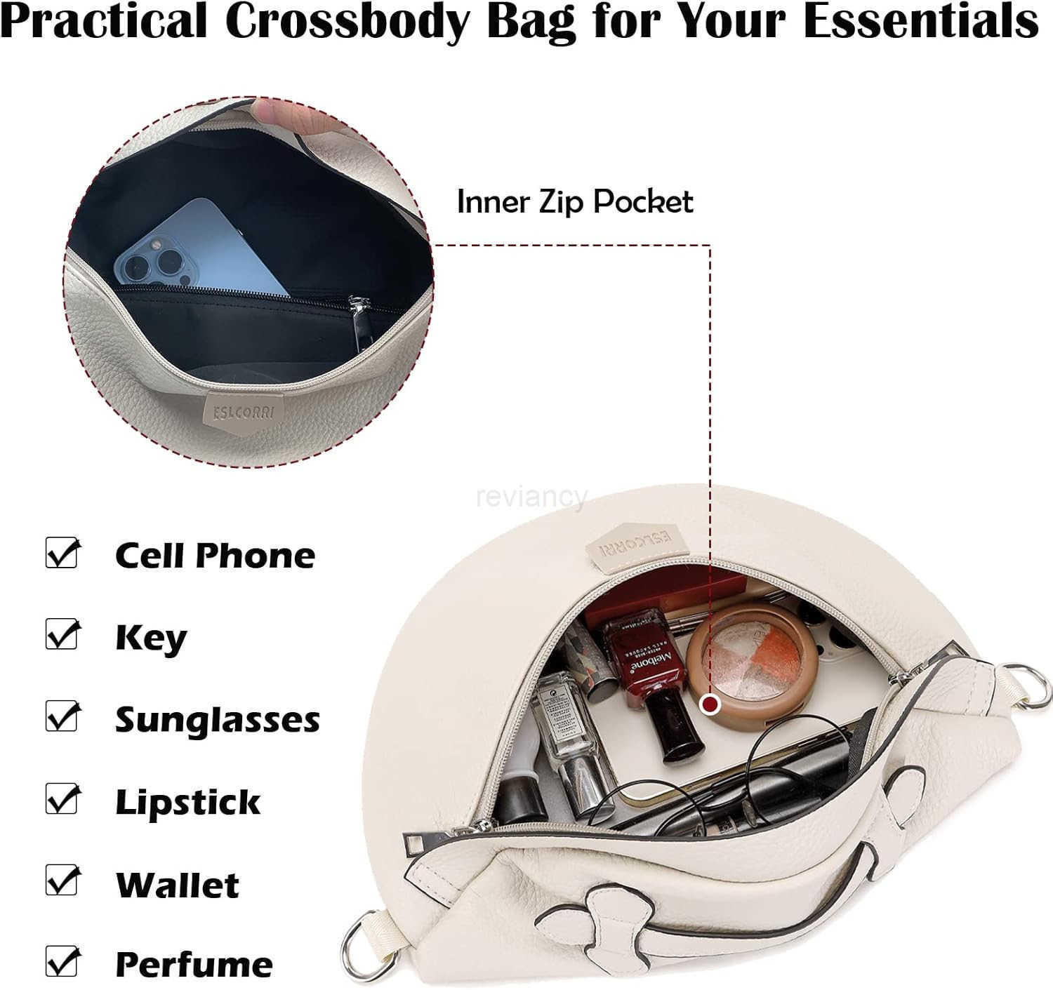Crossbody Bags for Women Fashion Sling Purse Shoulder Bag Fanny Pack Leather Causal Chest Bum Bag Cross Body PurseW250911
