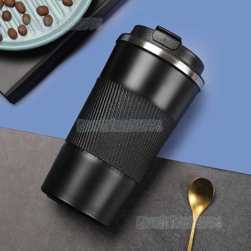 304 Stainless Steel Leather Cover Coffee Cup Car Business Cover Gift Cup Thermos Cup Engraved H250911