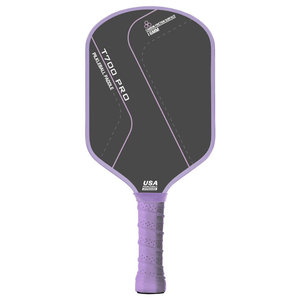 New T700 Pickleball Paddle Carbon Fiber USAPA Approved Pickle Ball Paddle Lightweight Frosted Surface Professional Game Supplies