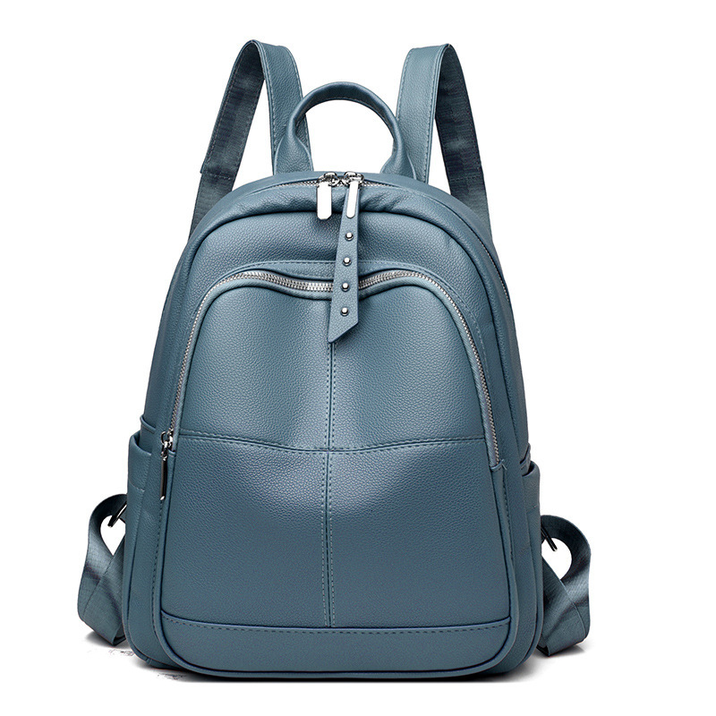Designer luxury Soft Leather Women's Backpack New Fashionable Travel Stylish Travel Backpack Large Capacity Simple Casual Commuting Women's 