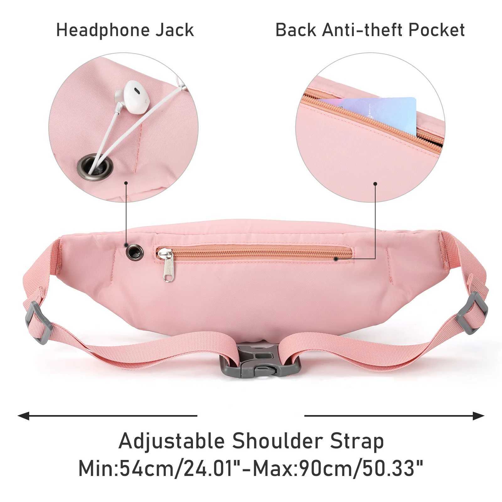 Fanny waist bag Belt Bag for Ladies and Men Crossbody Belt Bag Adjustable Hip BagHiking Cycling Morning Running Waist Bag Z250911