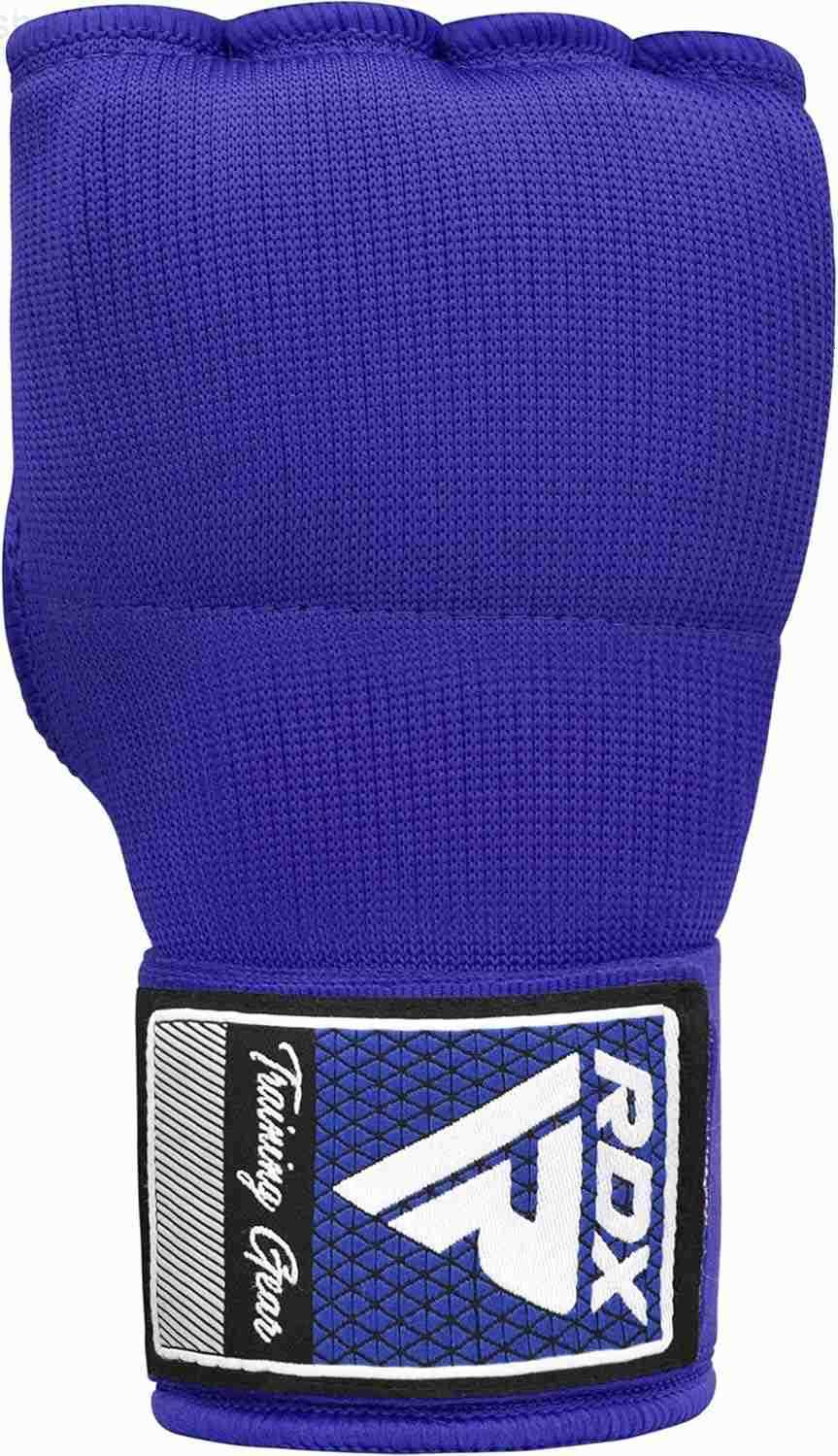 Gel Boxing Hand Wraps Inner Gloves Men Women Quick 100cm Long Wrist Straps Elasticated Padded Fist Under Mitts Protection Muay Thai MMA Kickboxing Mar