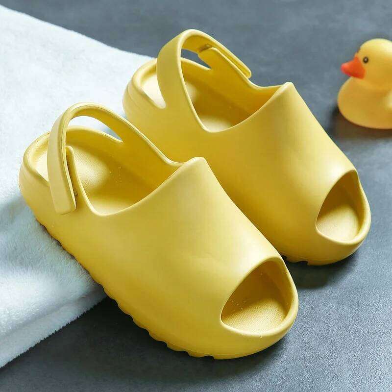 LItfun Baby New Design Children House Slippers With Arch Support Non-Slips Breathable Boys Slides Fashion Casual Shoes