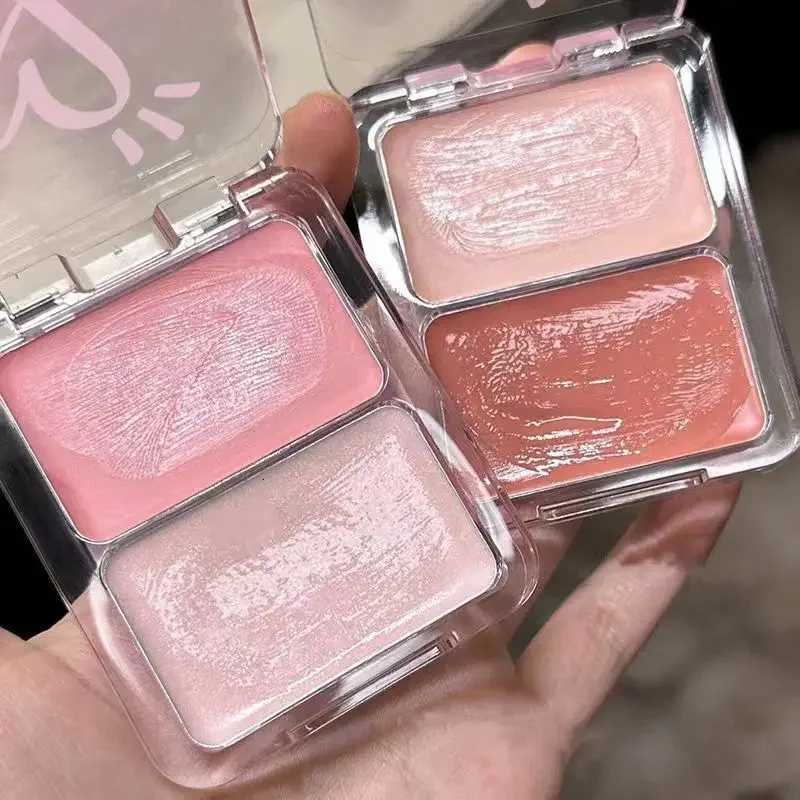 Water Light Blush Cream Milk Tea Color Long Lasting Waterproof Moisturizing Cheek Tint Face Contouring Makeup W250911