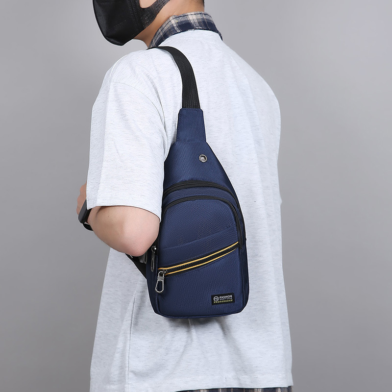 New Men S Chest Bag Business Casual Versatile Shoulder Designer Bag Bag Oxford Cloth Trendy Fashion Durable Crossbody Luxury Free Shipping Bag Bag