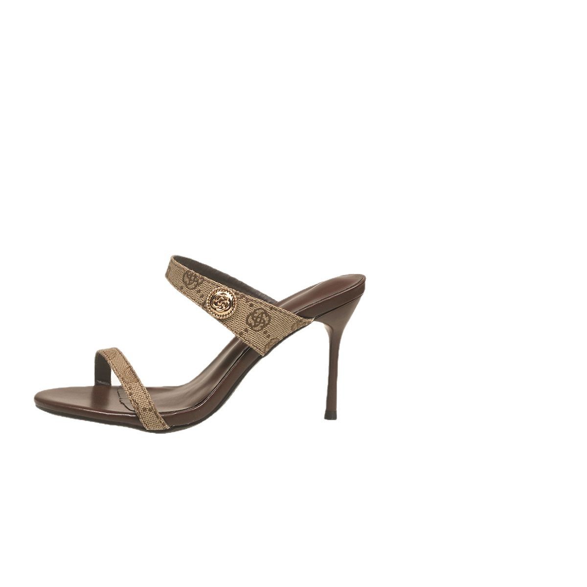 Free shipping Designer Dress Shoes Fashionable highquality sandals for women versatile slim heeled floral womens shoes