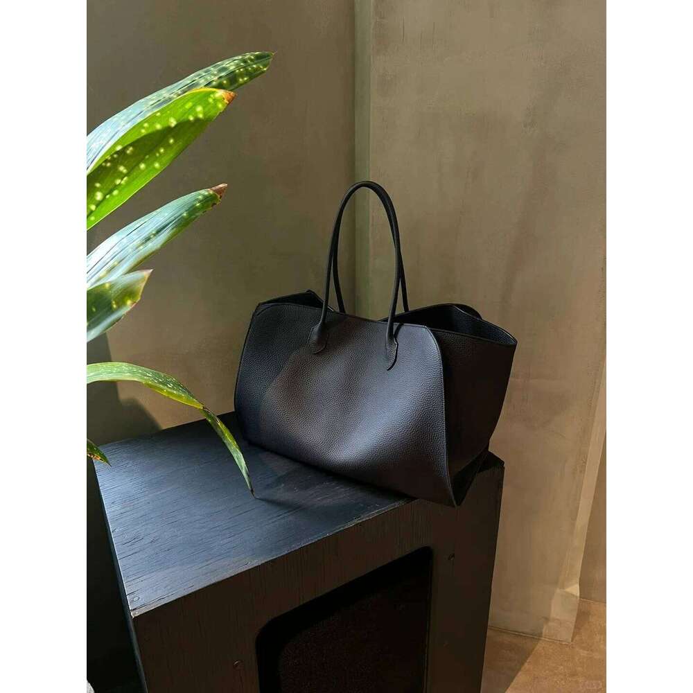 High Quality Marlo17 Tote Grainy Leather Shoulder Bag Soft Cowhide Casual Fashion HandBag Large Capacity