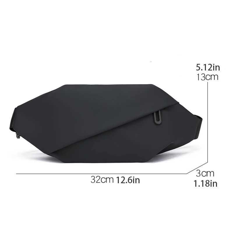 1 casual waist bag outdoor sports crossbody bag mens chest bag mens travel hip bag Z250911