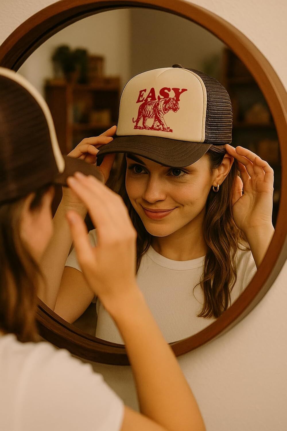 Fashion Premium Mesh Snapback Trucker Hat Stylish Comfort for All Patriotic, Humor & More