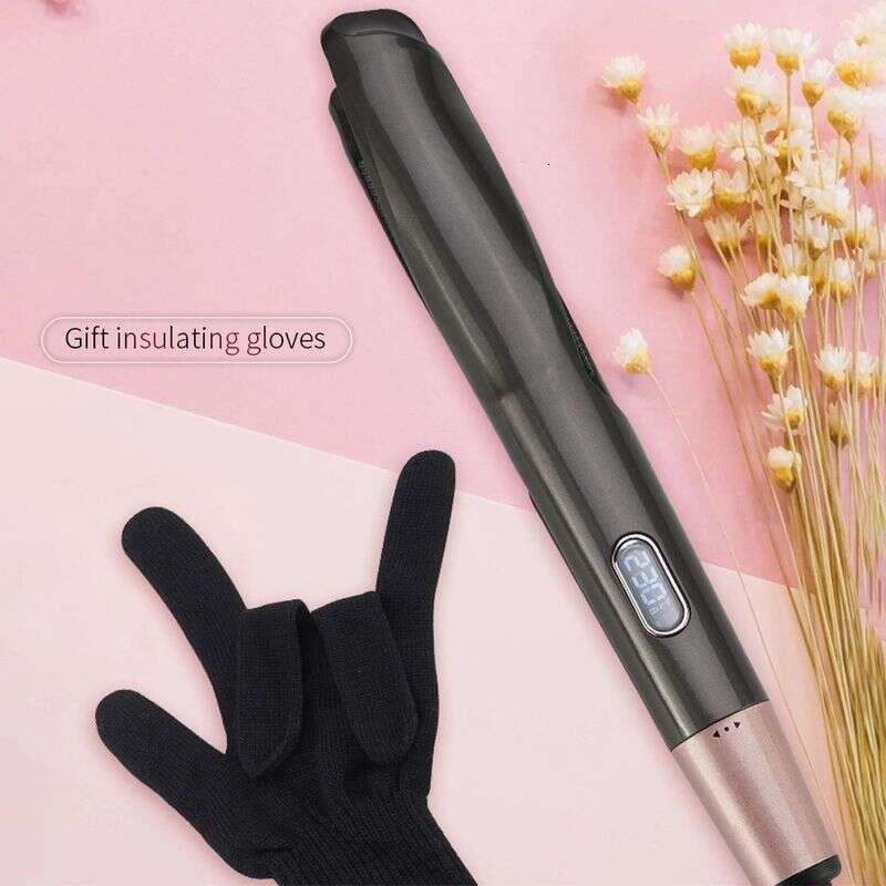 New Electric Heating Automatic Spiral Two In One Twist Iron Wave Splint Curling Straight Dual Purpose