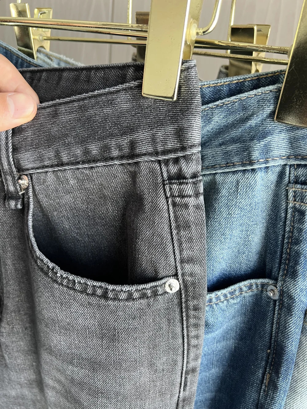 Z1975 straight height waist long jeans traf AutumnWinter Wash Product y2k Classic Jeans for women 250911