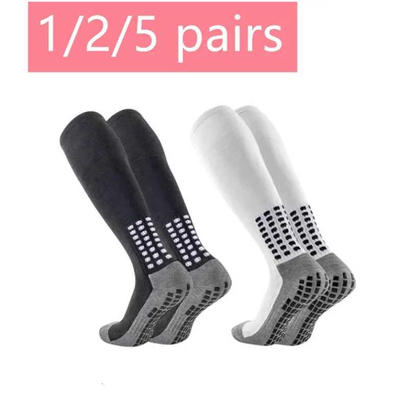 15 pairs New Long Football Socks Silicone Suction Cup Grip Anti Slip Soccer Socks Sports Men Women Baseball Rugby Sock D250911