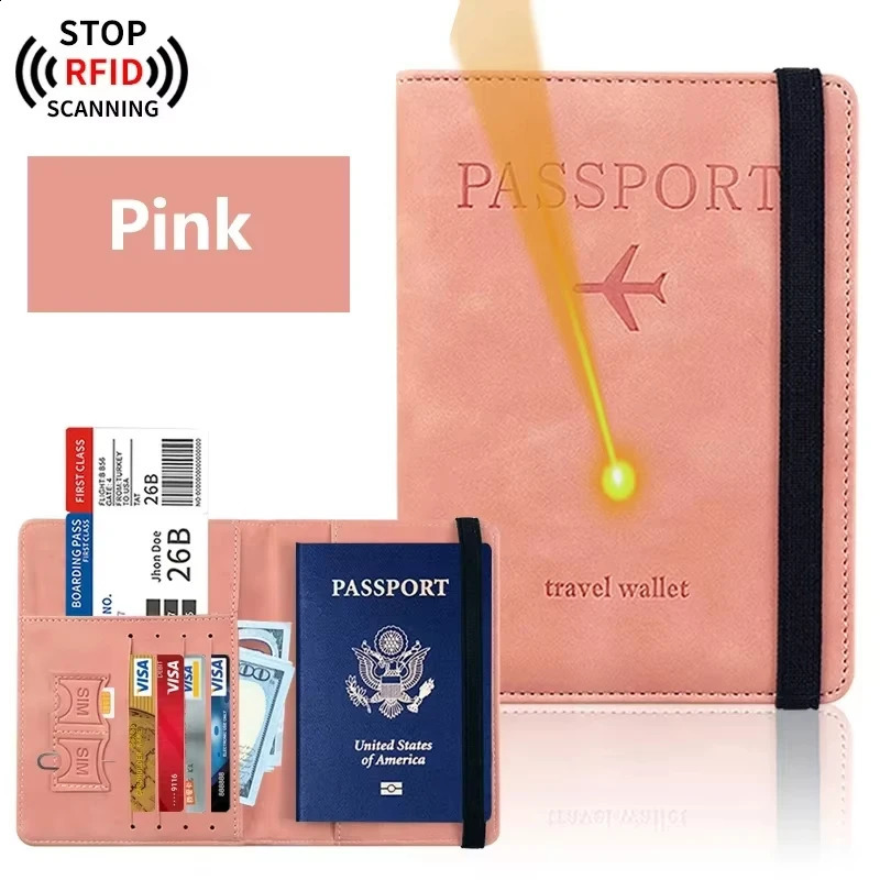 Custom Name Passport Holder Essentials Passport Wallet Cover Case for Travel Accessories WomenMen Passport Book Holders250906