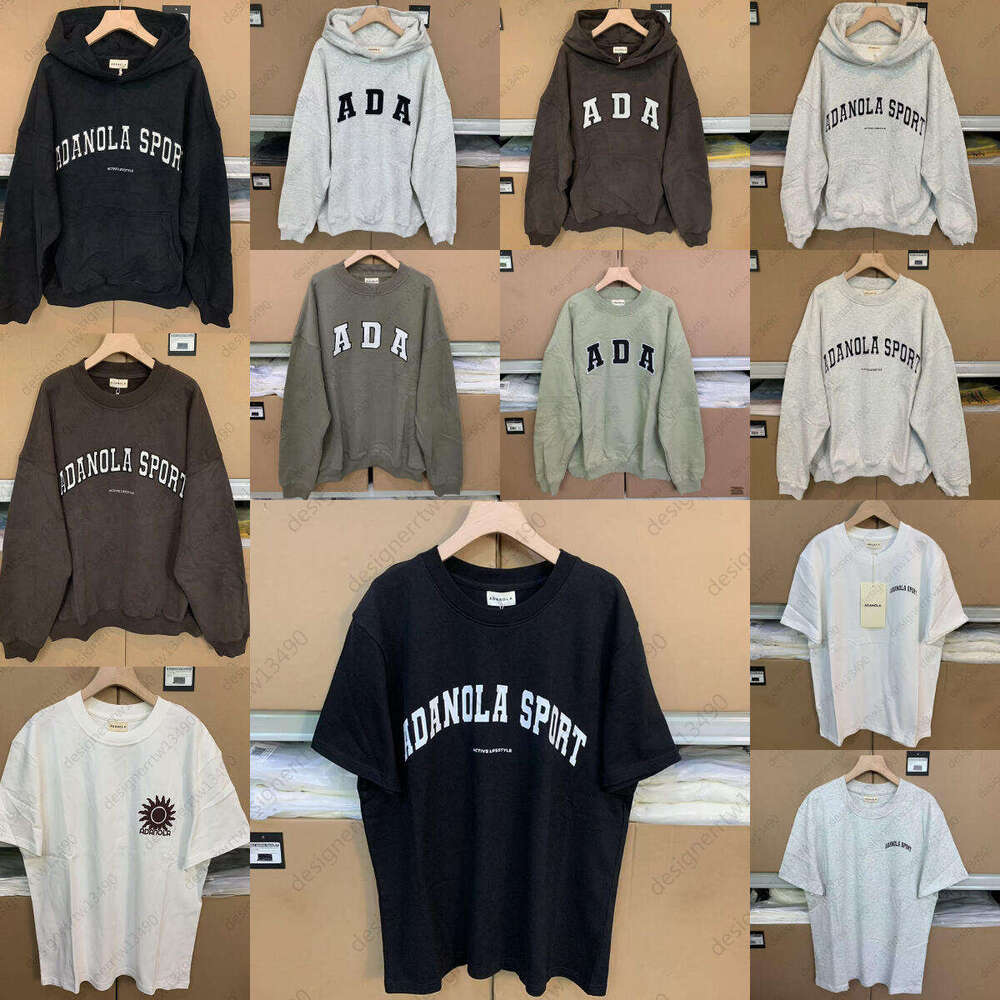 hoodies designer adanolaes hoodie women Relaxed fit sweatshirt Letters Embroideried pullover hooded sweater autumn quality streetwear ada hoodie