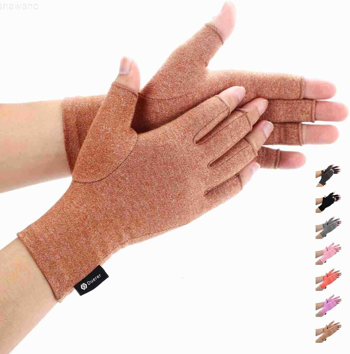 Arthritis Gloves Women Men Carpal Tunnel Rheumatiod Tendonitis Fingerless Hand Thumb Compression GlovesW250911
