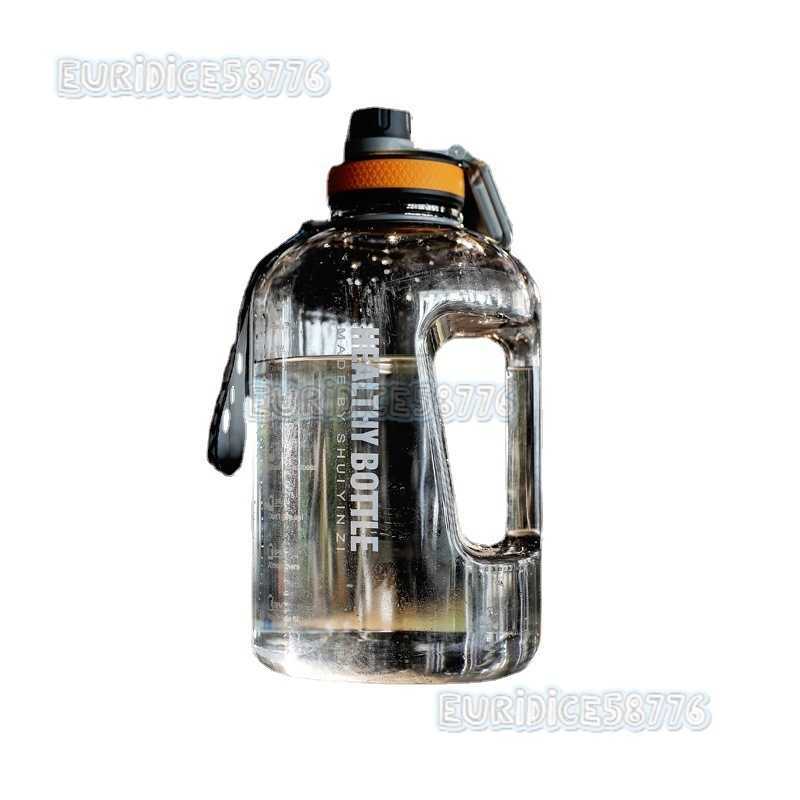 Tonton Water Bucket Cup Gradient Fashion Sports 22l Large Capacity Fitness Water Bottle with Straw and Portable Handle H250911