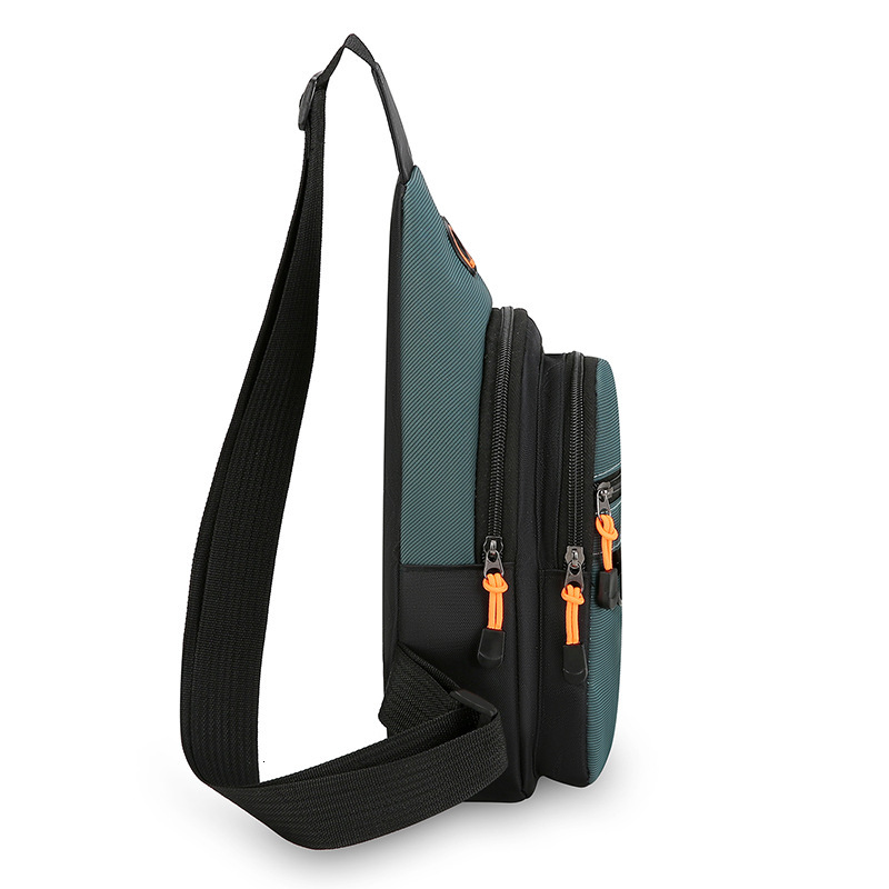 Men S Business Chest Bag Multi Layer Free Shipping Single Shoulder Luxury Bag Crossbody Backpack New Trendy Fashionable Portable Wear Resistant Men S 