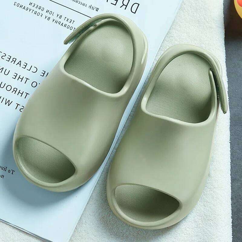 LItfun Baby New Design Children House Slippers With Arch Support Non-Slips Breathable Boys Slides Fashion Casual Shoes