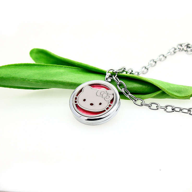 Openable Perfume Essential Oil Hollow Life Tree Pendant Aromatherapy Necklace Diffuser Box