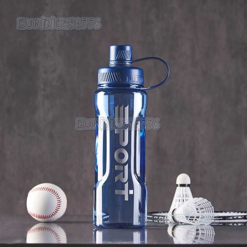 Large Capacity Fitness Sports Water Bottle Shatterproof Leakproof Plastic Mens Cup High Temperature Resistant Space Water Cup H250911