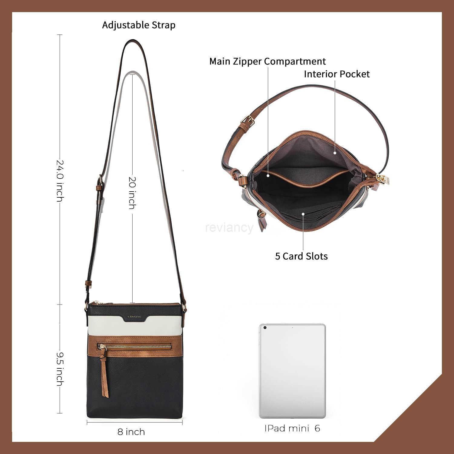 Crossbody Bags for Women Purses for Women Handbags with Vegan Leather Travel Purse Over Shoulder BagW250911