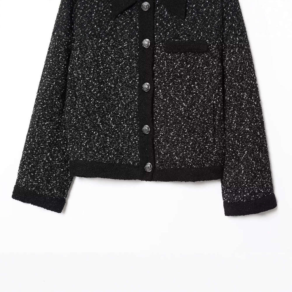 DHEssentials Z Style 2025 New Fashionable Elegant Single-Breasted Textured Chanel-Style Jacket 1224935