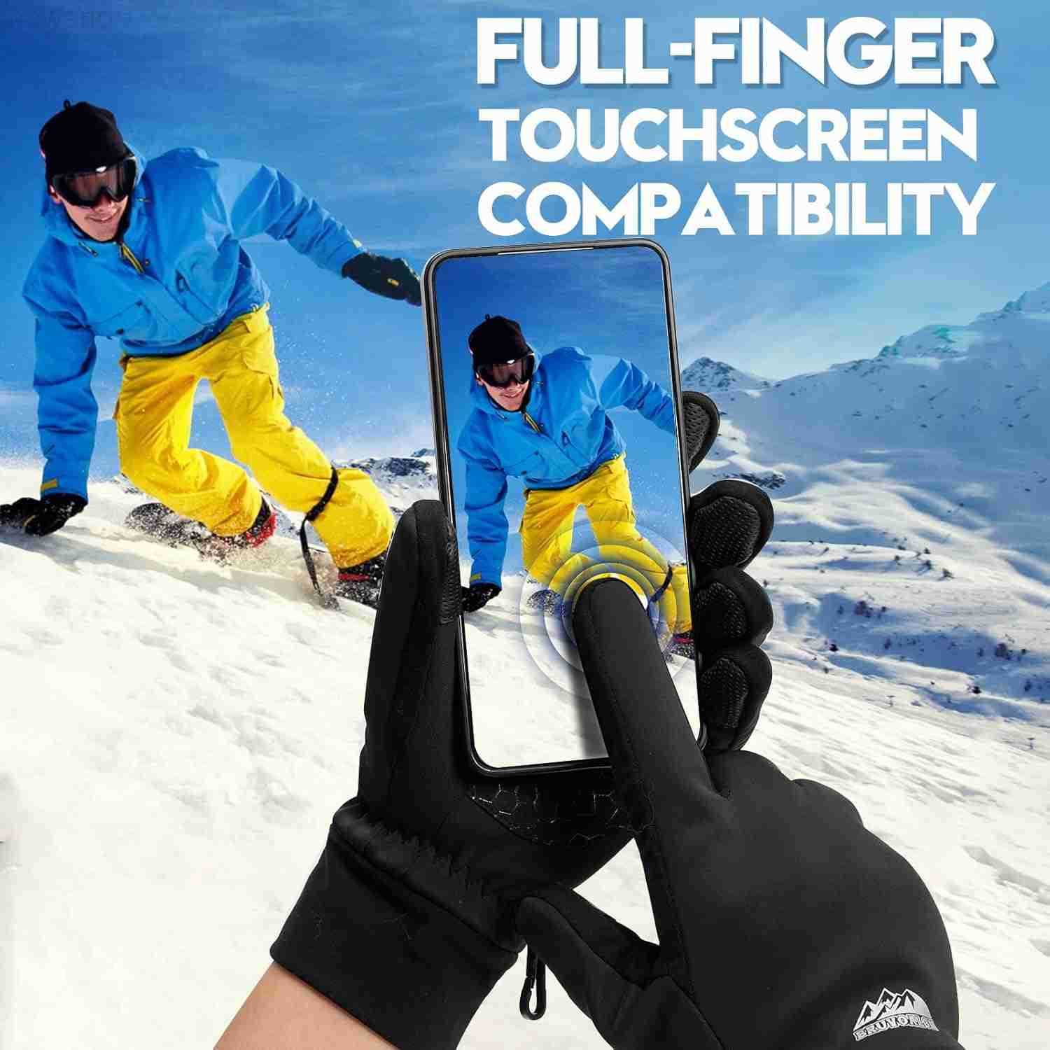 Winter Gloves for Women Men 3M Thermal Insulation Lycra Fabric Windproof Touchscreen AntiSlip Cold WeatherW250911