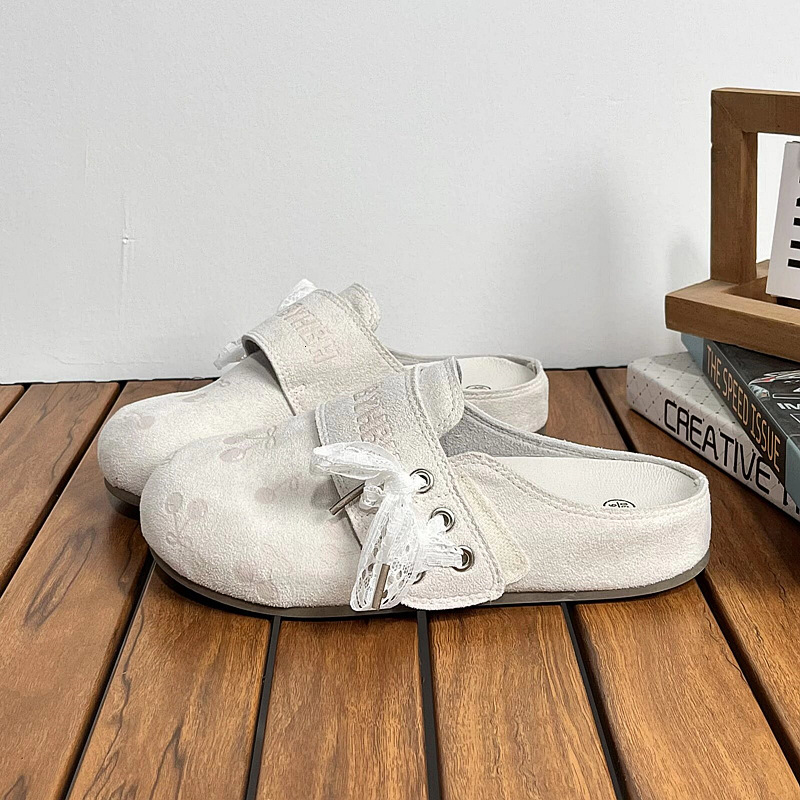 Women's Closed Sandals Autumn New Designer Shoes Women's Thin Slippers Summer Outdoor Lazy Shoes Women's Casual Shoes