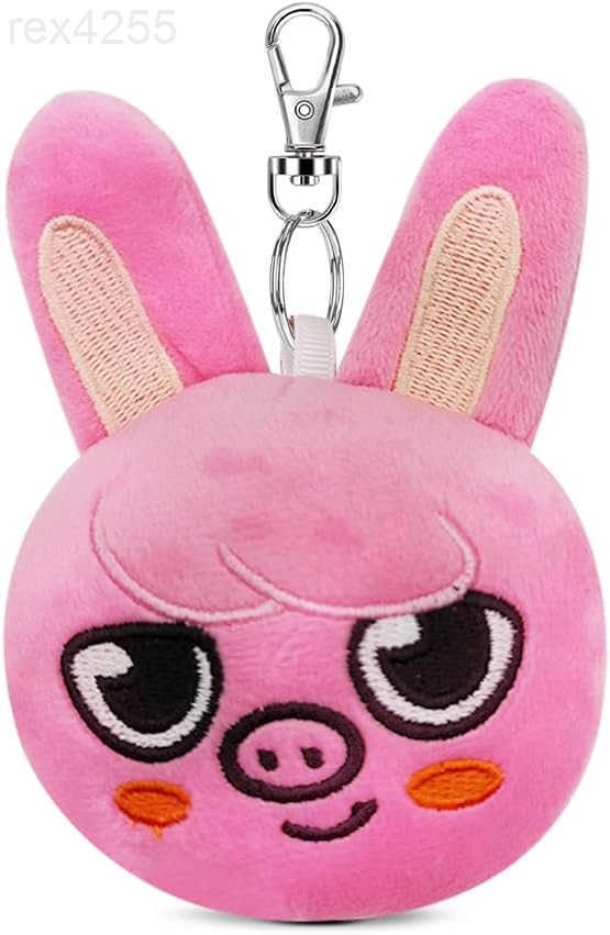 Keychains Cute Cartoon Animal Keyring Car Key Pendant Women Backpack Handbag Wallet Pendants DecorationW250911