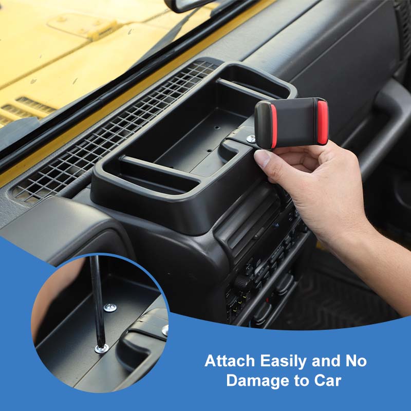 Car High-quality Car Phone Stand Bracket For Jeep Wrangler TJ 1997-2006 Interior Accessory Decoration